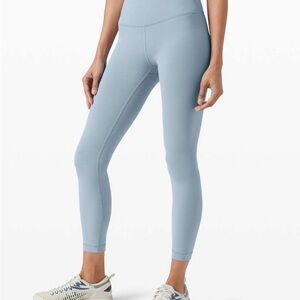 Lululemon Wunder Train High-Rise Tight 25" Chambray